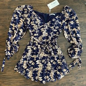 SOLD Saints + Secrets floral dress
